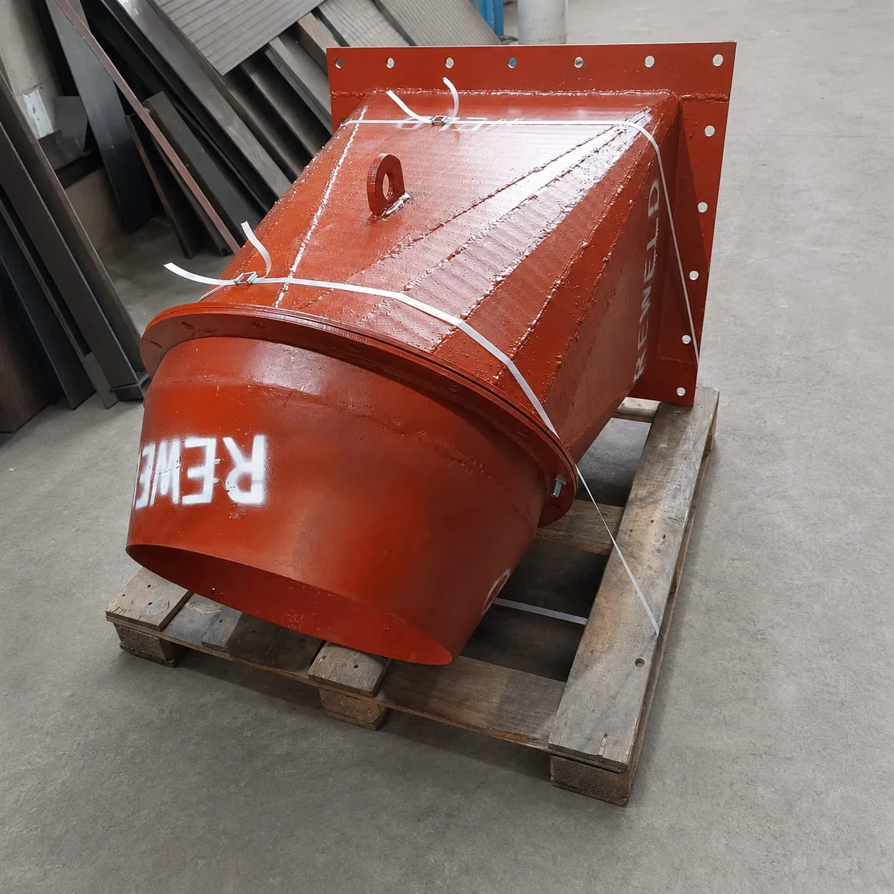 Konik gaz kanalı / geçiş