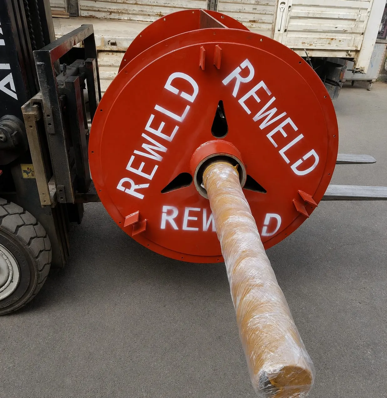 Hardox ve zırhlı plaka karışımı rotor